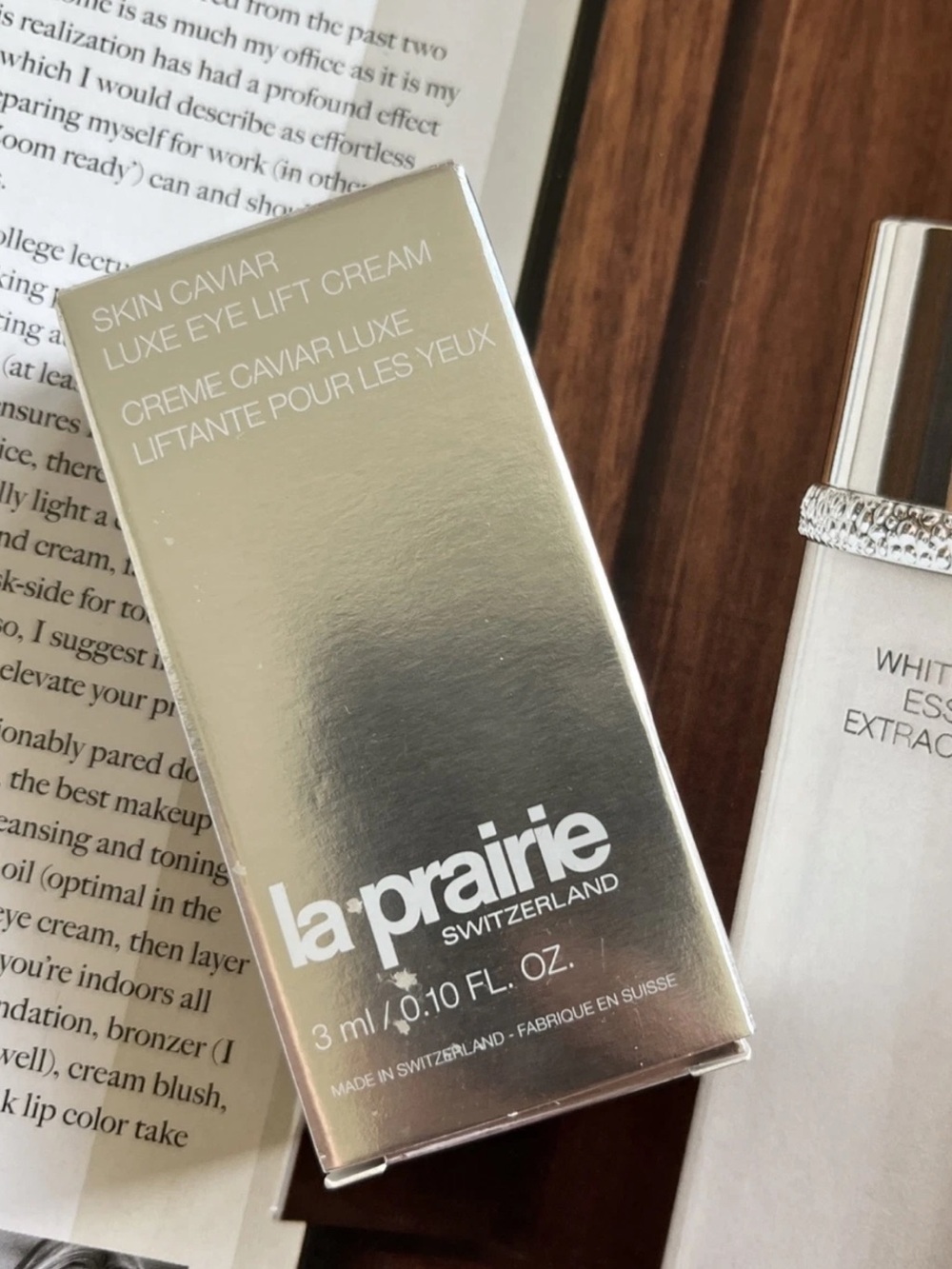 La Prairie Skin Caviar Luxe Eye Lift Cream 3 ml/0.10 Oz. New In Box